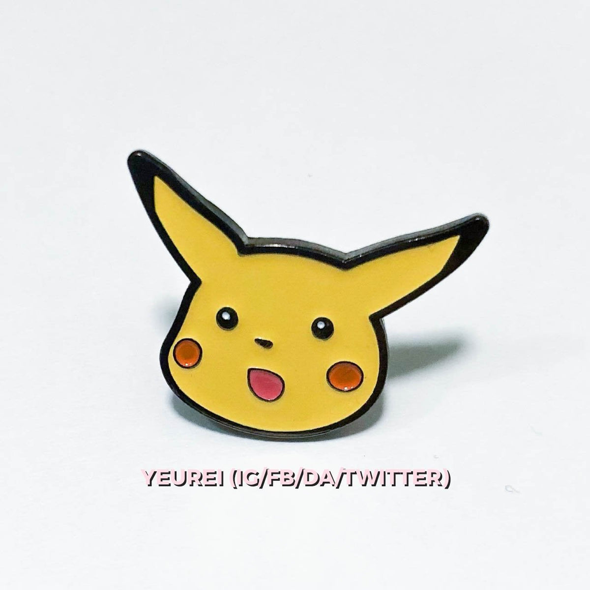 Surprised Pikachu Meme Hard Enamel Pin by PIN LADS — Kickstarter
