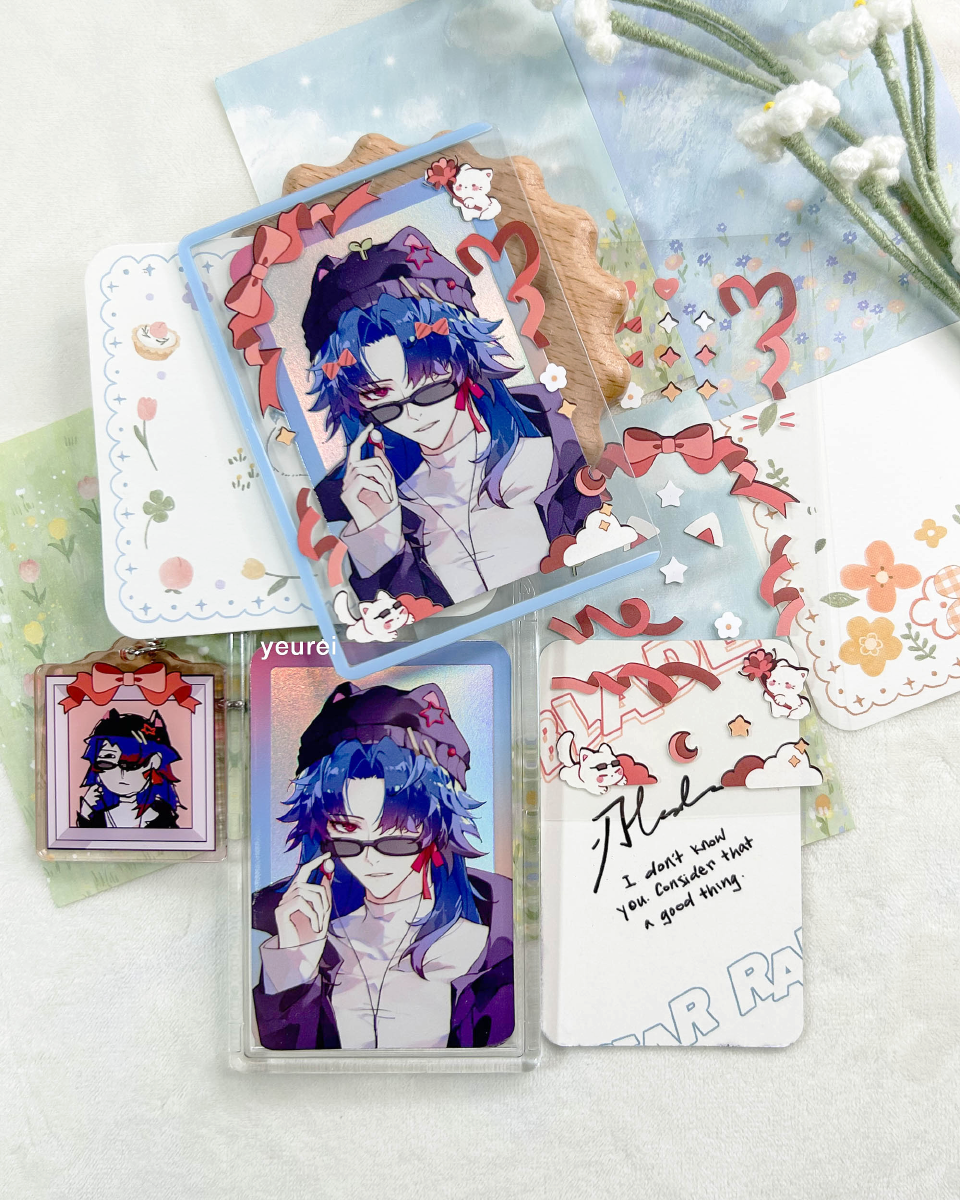 honkai star rail holographic card Honkai Star Rail "Bubblegum" Holographic Photocard Sets – Yeurei