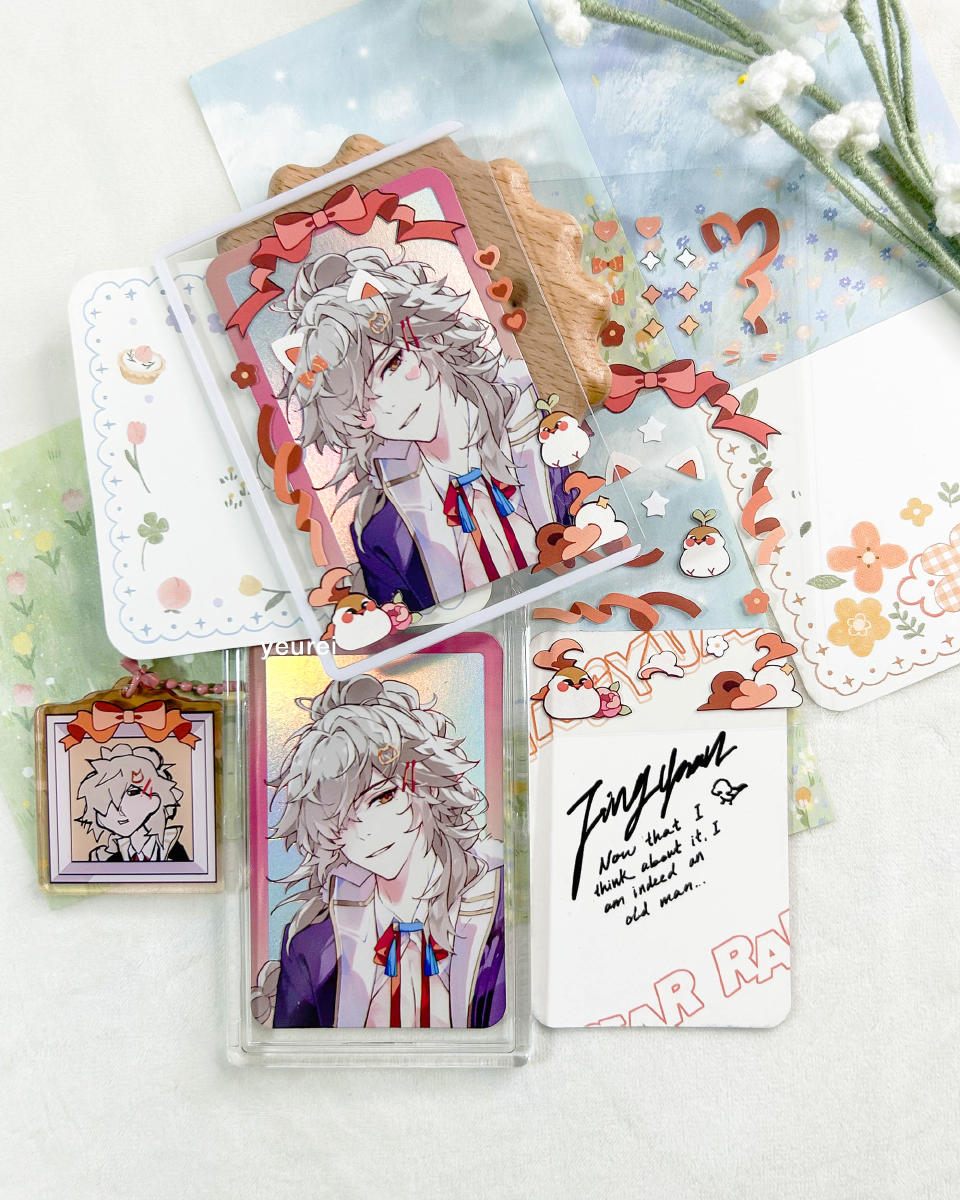honkai star rail holographic card Honkai Star Rail "Bubblegum" Holographic Photocard Sets – Yeurei