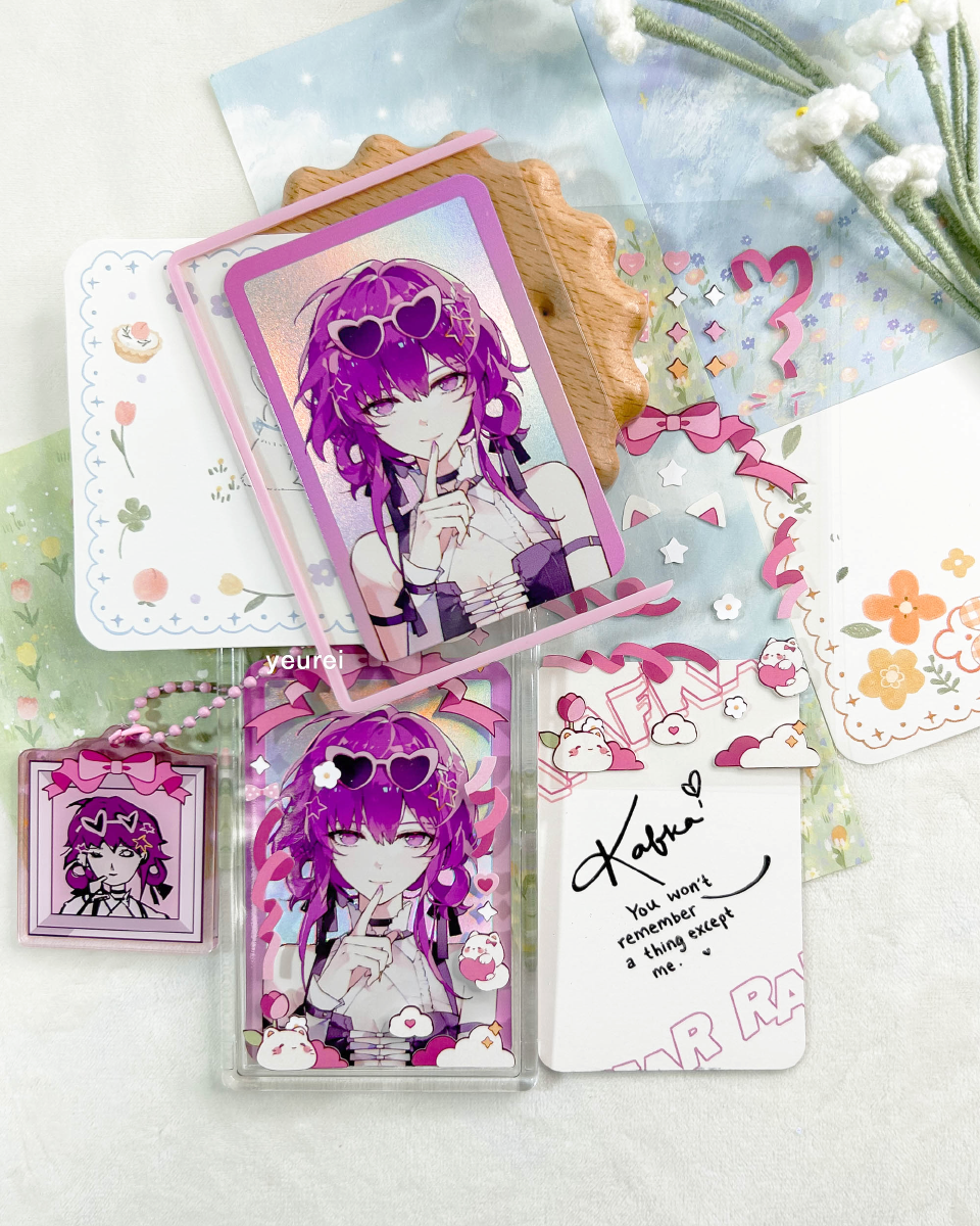 Honkai Star Rail "Bubblegum" Holographic Photocard Sets Yeurei Honkai Star Rail "Bubblegum" Holographic Photocard Sets Yeurei